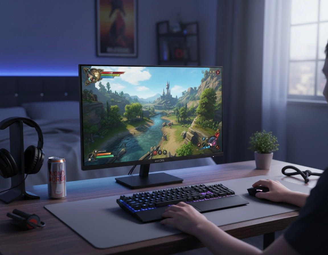 Monitor Gaming ARZOPA M1RC 27” 2K QHD 180Hz – Fluidez, precisión y colores reales