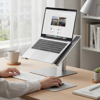 Baseus Adjustable Aluminum Laptop Stand – Diseño premium, máxima productividad
