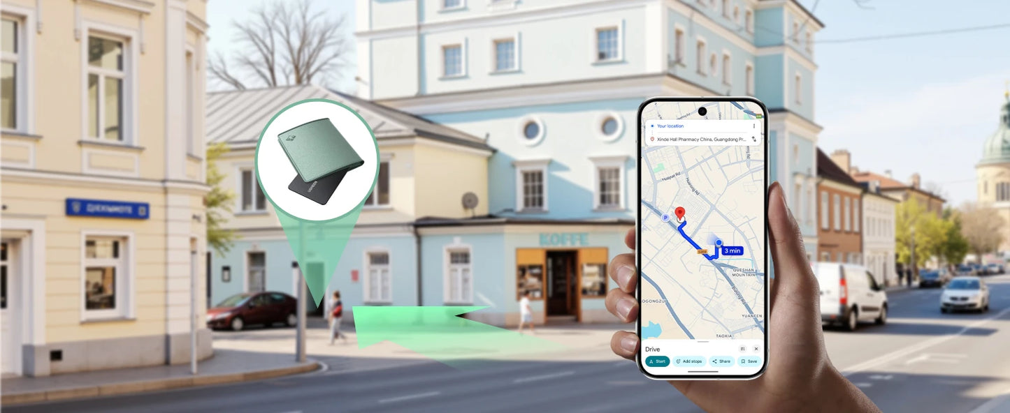 UGREEN FineTrack Slim G – Localizador Bluetooth Inteligente con GPS y 5 años de batería 🔋