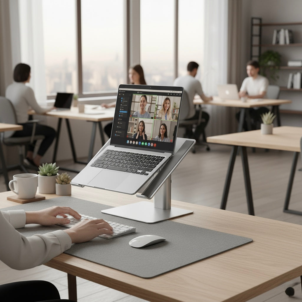 Baseus Adjustable Aluminum Laptop Stand – Diseño premium, máxima productividad