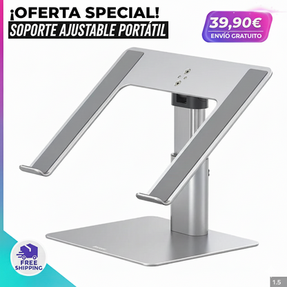 Baseus Adjustable Aluminum Laptop Stand – Diseño premium, máxima productividad