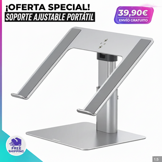 Baseus Adjustable Aluminum Laptop Stand – Diseño premium, máxima productividad