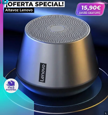 Altavoz Bluetooth Lenovo K3 Pro | Sonido profundo y potente, ideal para exterior o camping