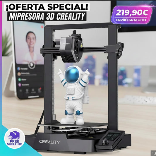 Creality Ender 3 V3 SE – Impresora 3D Rápida con Autonivelado y Carga Automática