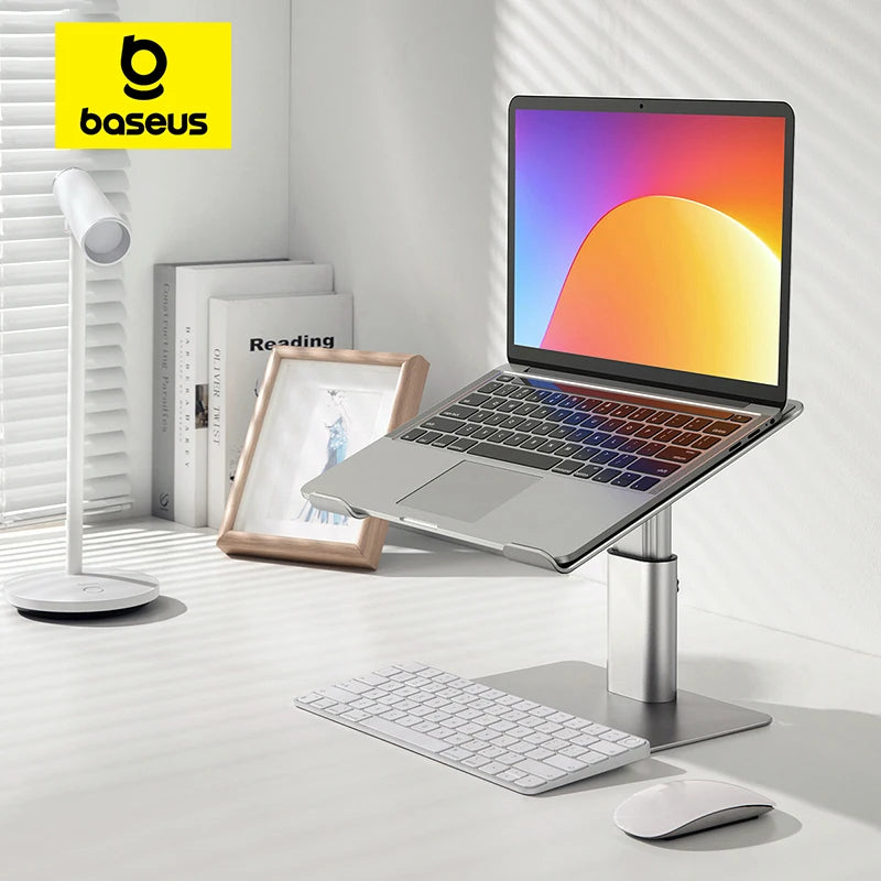 Baseus Adjustable Aluminum Laptop Stand – Diseño premium, máxima productividad