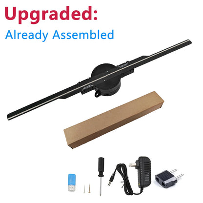 Proyector Holográfico 3D WiFi 42 cm – HD para Publicidad, decoracion  y Eventos