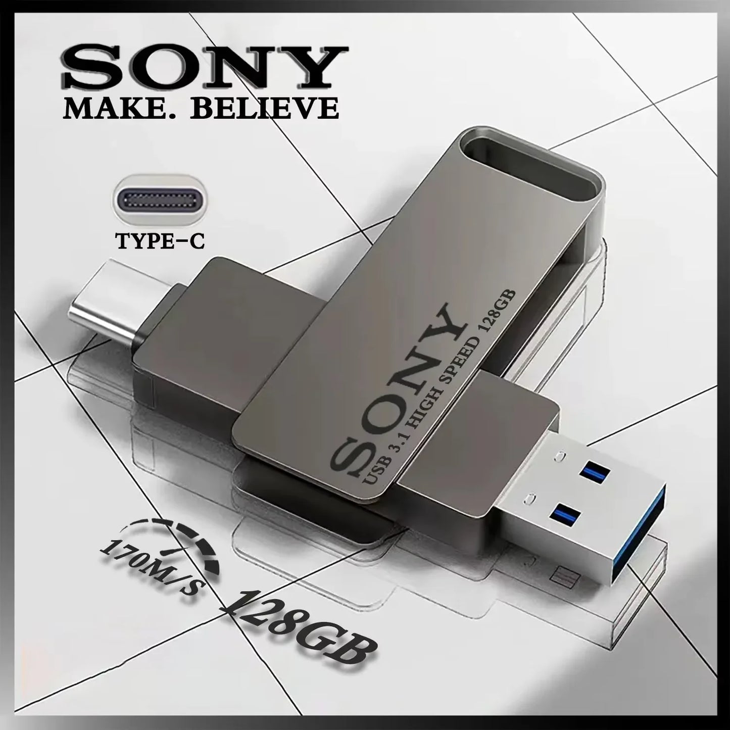 Sony USB 2TB Dual OTG 3.1 – Almacenamiento de alto rendimiento en tu bolsillo