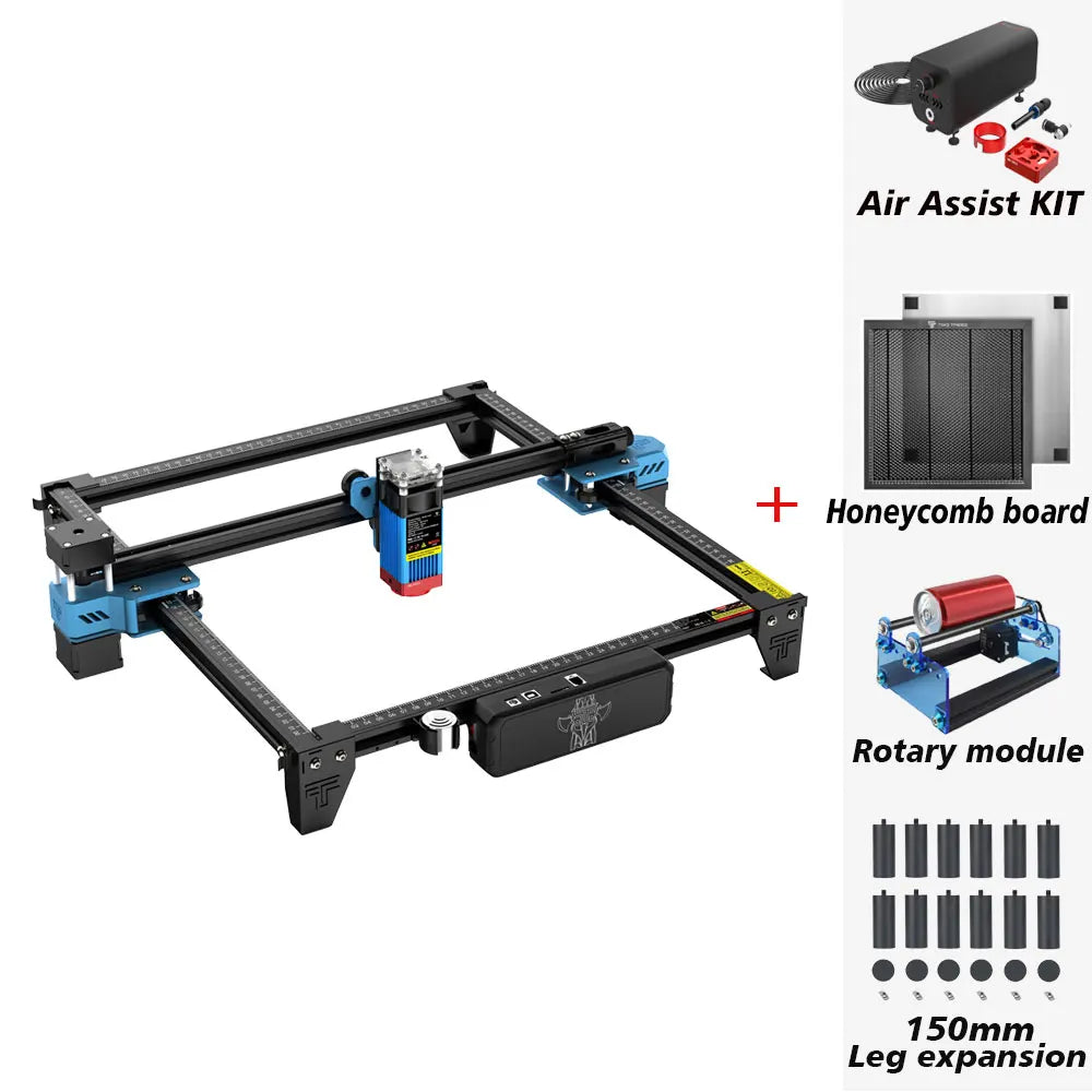 Grabadora Láser TwoTrees TTS-55 Pro (80W) con Control WiFi y Offline
