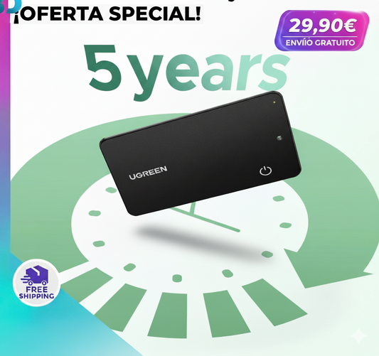 UGREEN FineTrack Slim G – Localizador Bluetooth Inteligente con GPS y 5 años de batería 🔋